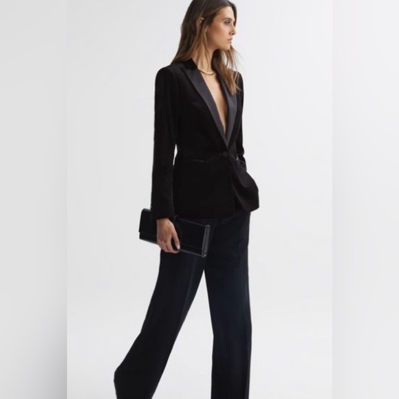 Reiss Velvet Blazer - Picture 4 of 11